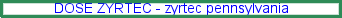 Zyrtec dosage